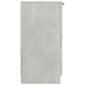 Παπουτσοθήκη Γκρι Σκυροδέματος 59x35x70 εκ. Επεξεργασμένο Ξύλο - Pakobazaar