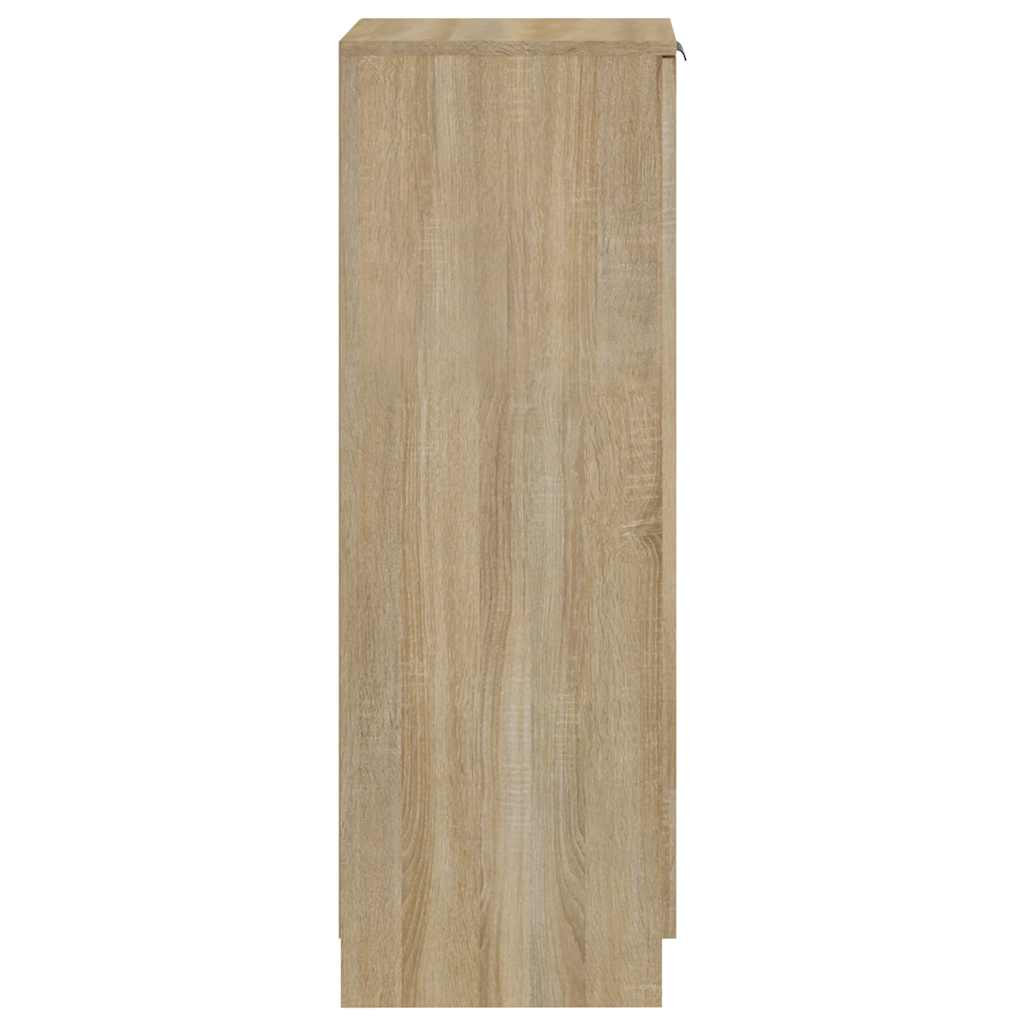 Παπουτσοθήκη Sonoma Δρυς 30x35x100 εκ. από Επεξεργασμένο Ξύλο - Pakobazaar