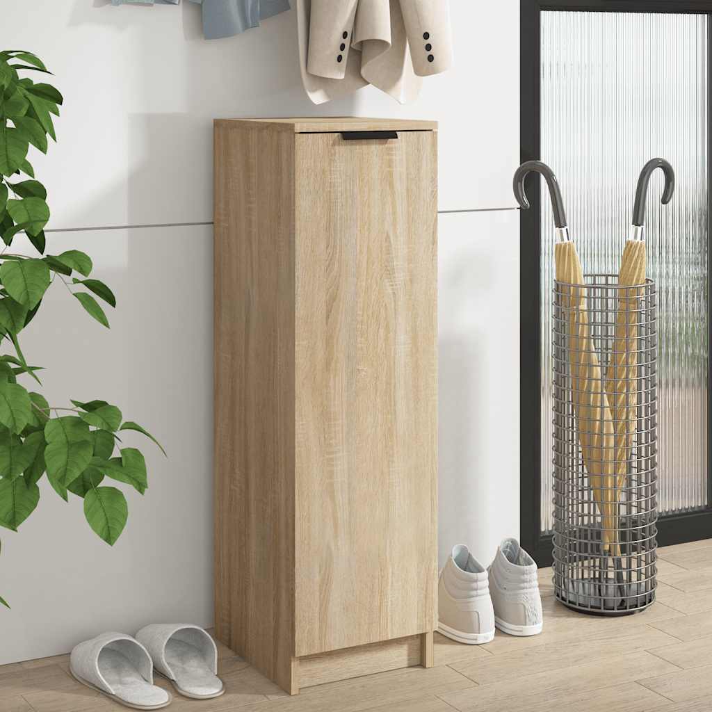Παπουτσοθήκη Sonoma Δρυς 30x35x100 εκ. από Επεξεργασμένο Ξύλο - Pakobazaar