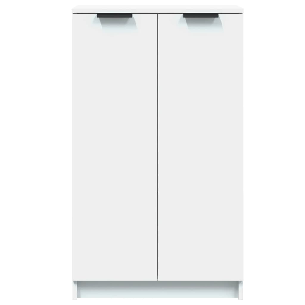 Παπουτσοθήκη Λευκή 59x35x100,5 εκ. από Επεξεργασμένο Ξύλο