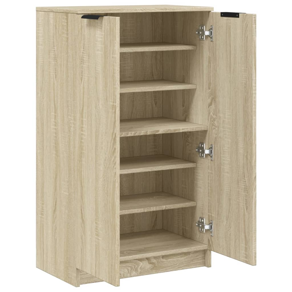 Παπουτσοθήκη Sonoma Δρυς 59x35x100,5 εκ. από Επεξεργασμένο Ξύλο