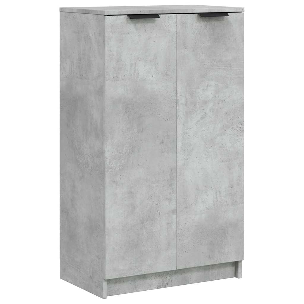 Παπουτσοθήκη Γκρι Σκυροδέματος 59x35x100,5 εκ. Επεξεργασμένο Ξύλο - Pakobazaar