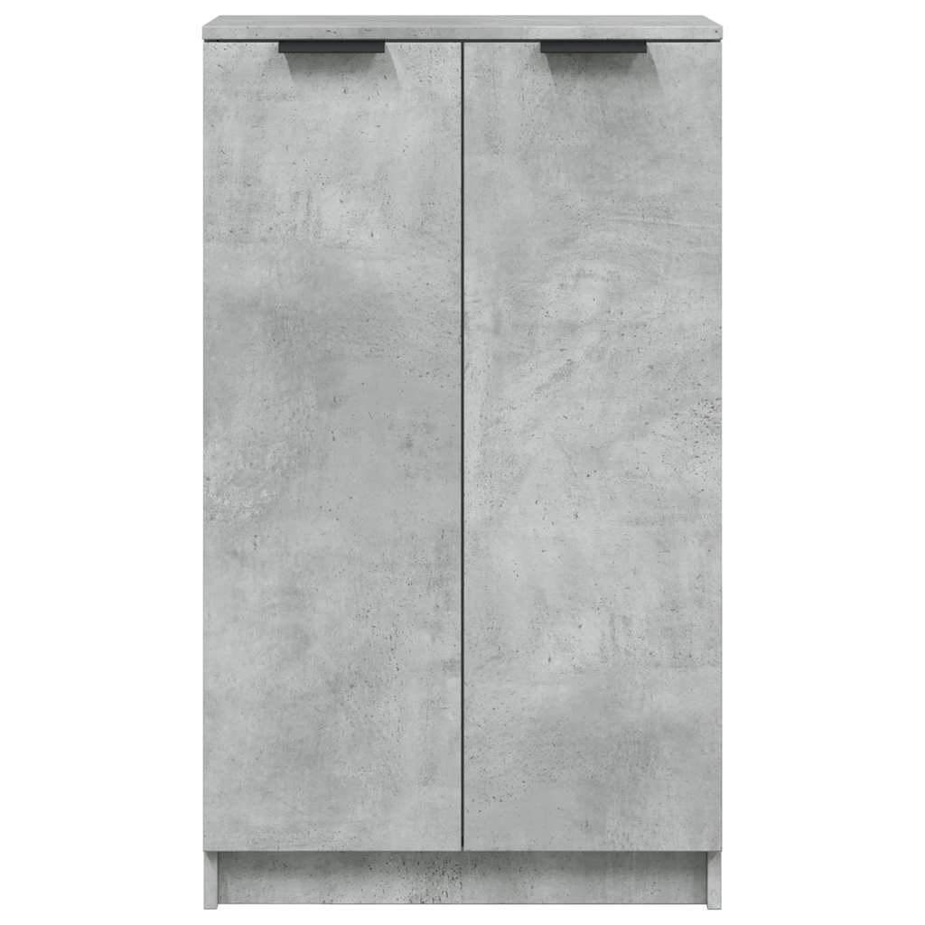Παπουτσοθήκη Γκρι Σκυροδέματος 59x35x100,5 εκ. Επεξεργασμένο Ξύλο - Pakobazaar