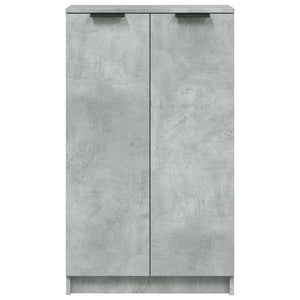 Παπουτσοθήκη Γκρι Σκυροδέματος 59x35x100,5 εκ. Επεξεργασμένο Ξύλο - Pakobazaar
