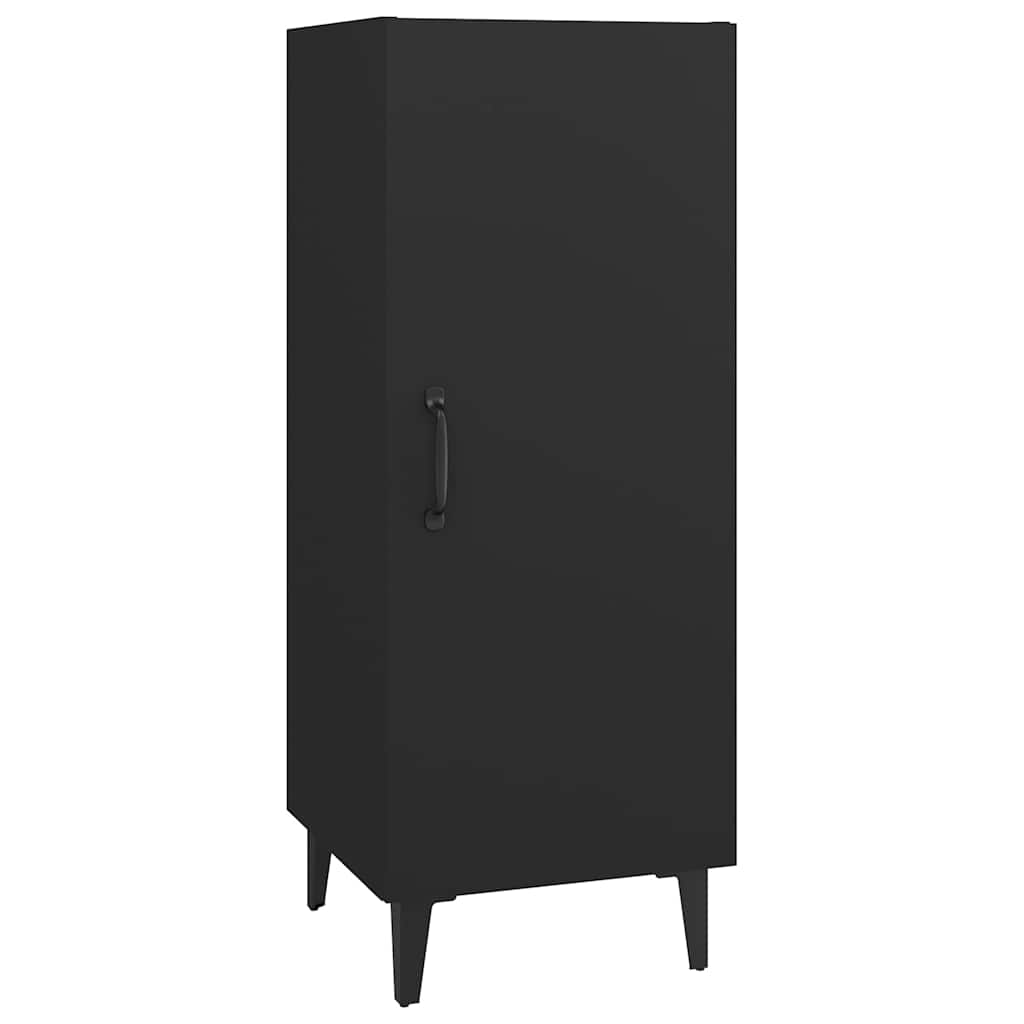 Ντουλάπι Μαύρο 34,5 x 34 x 90 εκ. από Επεξεργασμένο Ξύλο