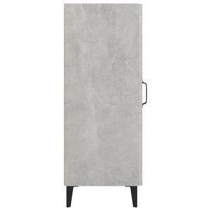 Ντουλάπι Γκρι Σκυροδέματος 34,5x34x90 εκ. Επεξεργασμένο Ξύλο - Pakobazaar