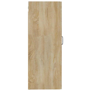 Ντουλάπι Κρεμαστό Sonoma Δρυς 35x34x90 εκ. Επεξεργασμένο Ξύλο