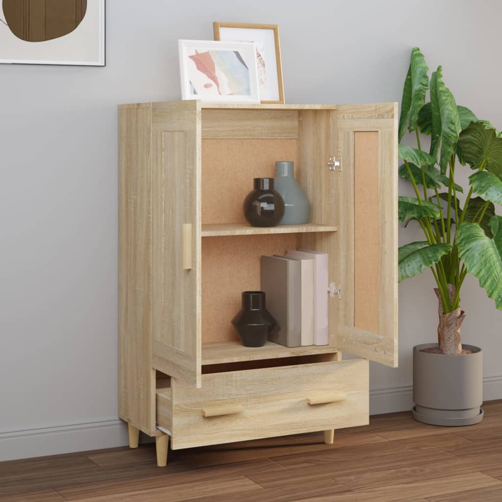 Ντουλάπα Sonoma Δρυς 70 x 31 x 115 εκ. από Επεξεργασμένο Ξύλο - Pakobazaar