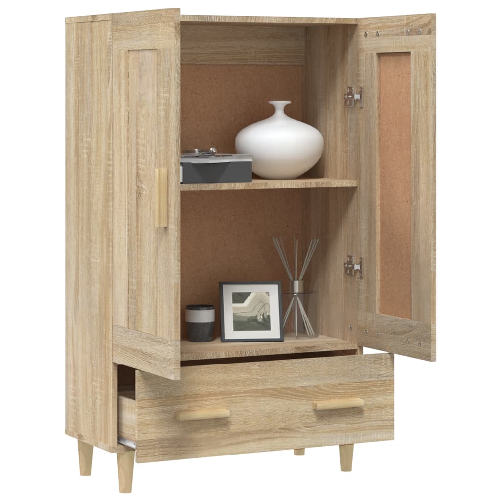 Ντουλάπα Sonoma Δρυς 70 x 31 x 115 εκ. από Επεξεργασμένο Ξύλο - Pakobazaar