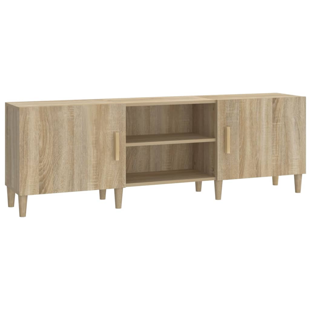 Έπιπλο Τηλεόρασης Sonoma Δρυς 150x30x50 εκ. Επεξεργασμένο Ξύλο - Pakobazaar