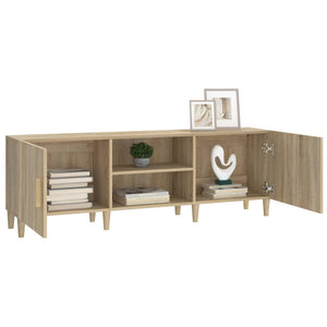 Έπιπλο Τηλεόρασης Sonoma Δρυς 150x30x50 εκ. Επεξεργασμένο Ξύλο - Pakobazaar