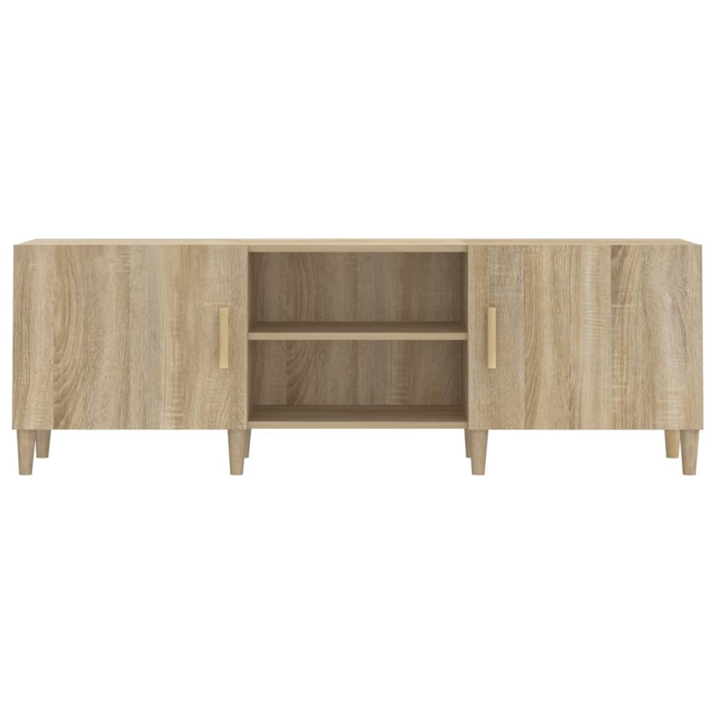 Έπιπλο Τηλεόρασης Sonoma Δρυς 150x30x50 εκ. Επεξεργασμένο Ξύλο - Pakobazaar