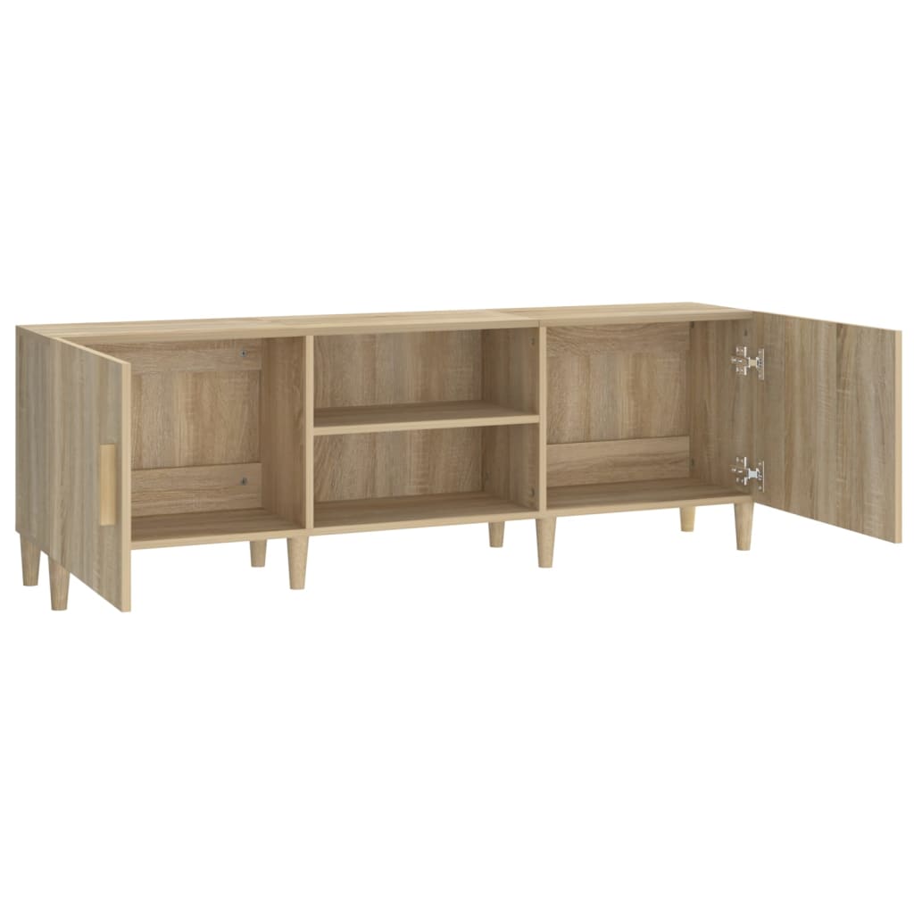 Έπιπλο Τηλεόρασης Sonoma Δρυς 150x30x50 εκ. Επεξεργασμένο Ξύλο - Pakobazaar