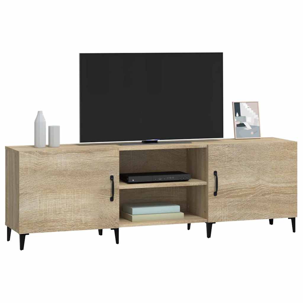 Έπιπλο Τηλεόρασης Sonoma Δρυς 150x30x50 εκ. Επεξεργασμένο Ξύλο - Pakobazaar