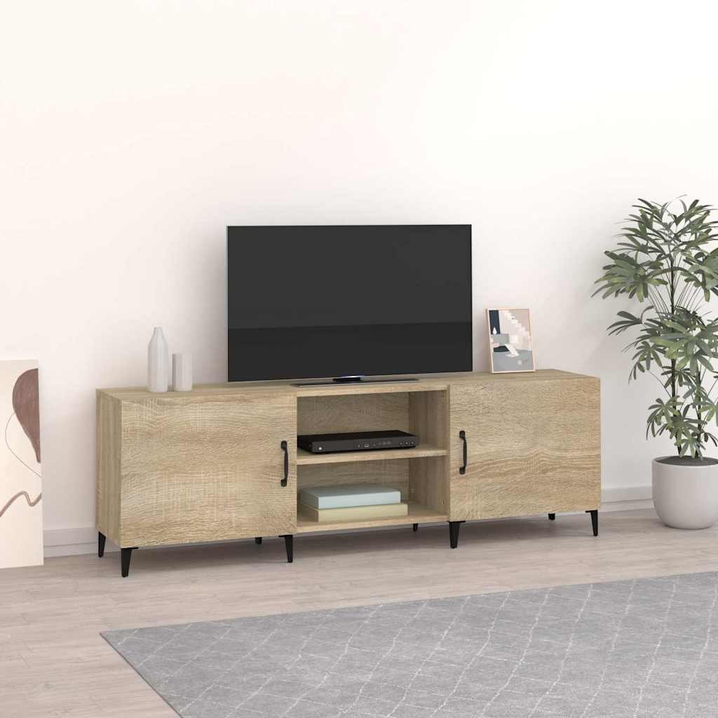 Έπιπλο Τηλεόρασης Sonoma Δρυς 150x30x50 εκ. Επεξεργασμένο Ξύλο - Pakobazaar