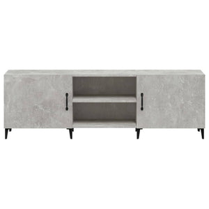 Έπιπλο Τηλεόρασης Γκρι Σκυροδέματος 150x30x50 εκ. Επεξ. Ξύλο - Pakobazaar