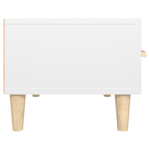 Έπιπλο Τηλεόρασης Γυαλ. Λευκό150x34,5x30εκ.Επεξεργασμένο Ξύλο