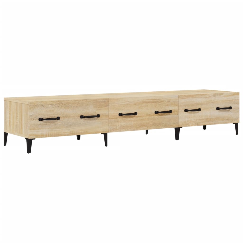 Έπιπλο Τηλεόρασης Sonoma Δρυς 150x34,5x30 εκ. από Επεξεργ. Ξύλο - Pakobazaar