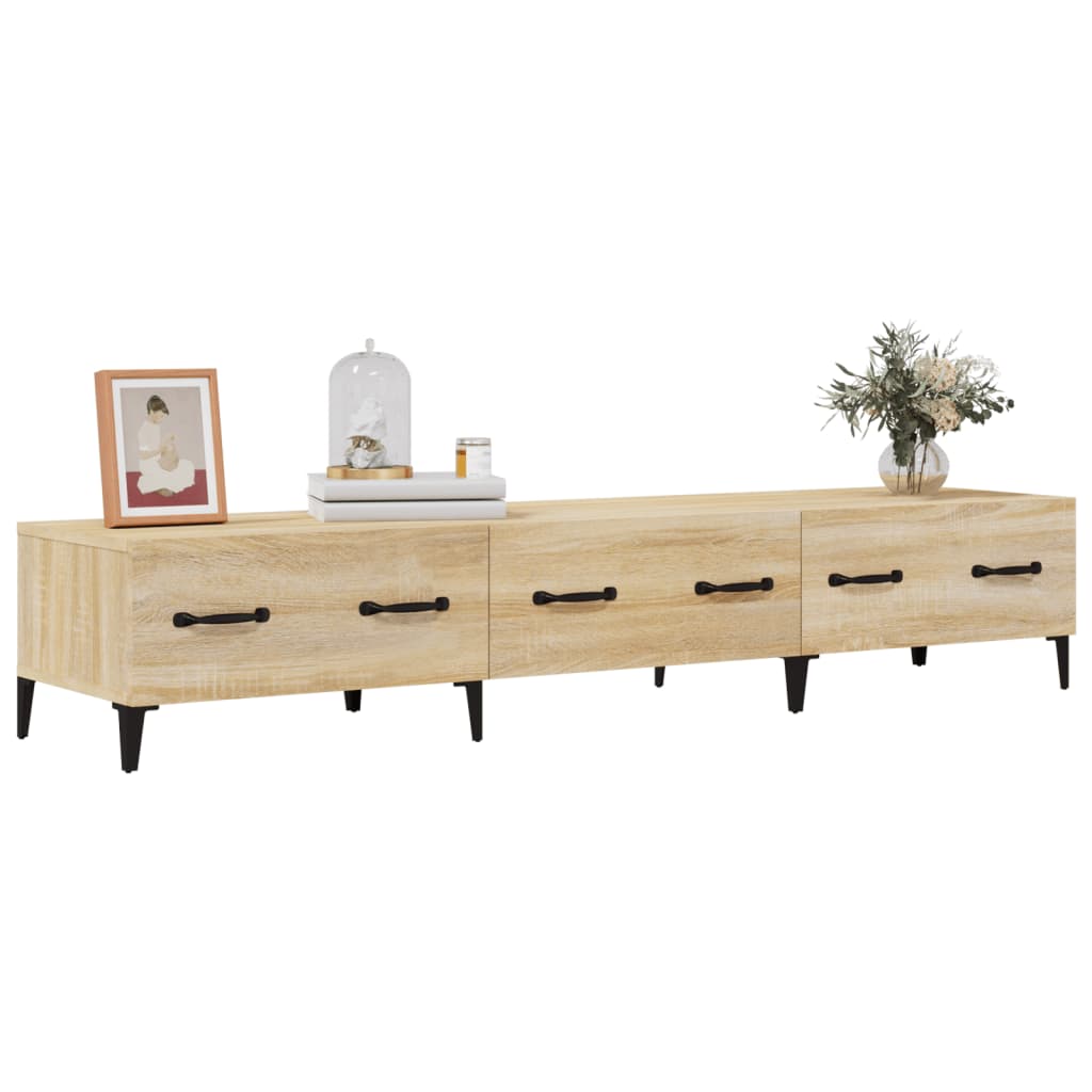 Έπιπλο Τηλεόρασης Sonoma Δρυς 150x34,5x30 εκ. από Επεξεργ. Ξύλο - Pakobazaar