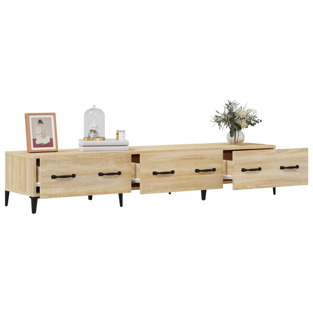 Έπιπλο Τηλεόρασης Sonoma Δρυς 150x34,5x30 εκ. από Επεξεργ. Ξύλο - Pakobazaar