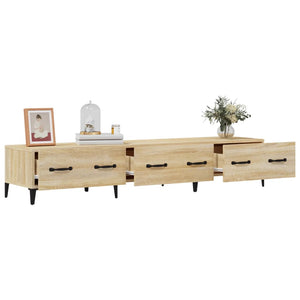 Έπιπλο Τηλεόρασης Sonoma Δρυς 150x34,5x30 εκ. από Επεξεργ. Ξύλο - Pakobazaar