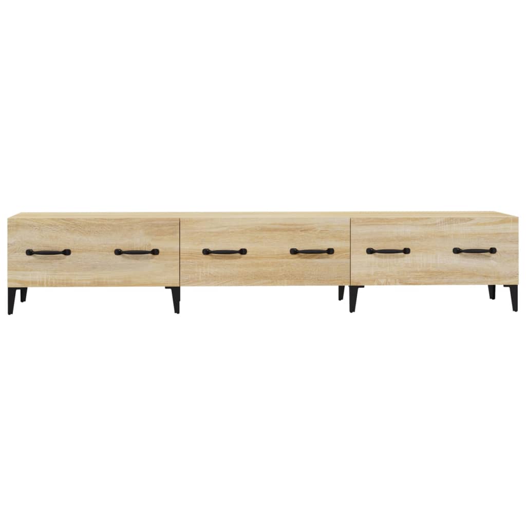 Έπιπλο Τηλεόρασης Sonoma Δρυς 150x34,5x30 εκ. από Επεξεργ. Ξύλο - Pakobazaar