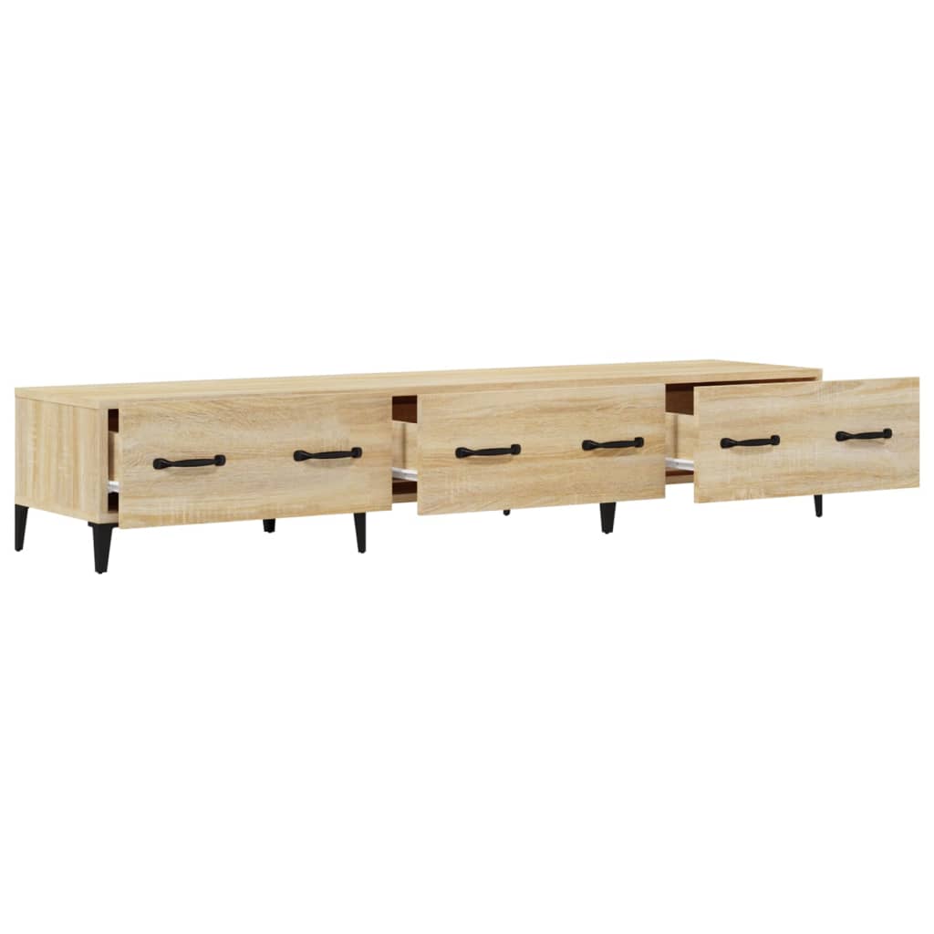 Έπιπλο Τηλεόρασης Sonoma Δρυς 150x34,5x30 εκ. από Επεξεργ. Ξύλο - Pakobazaar