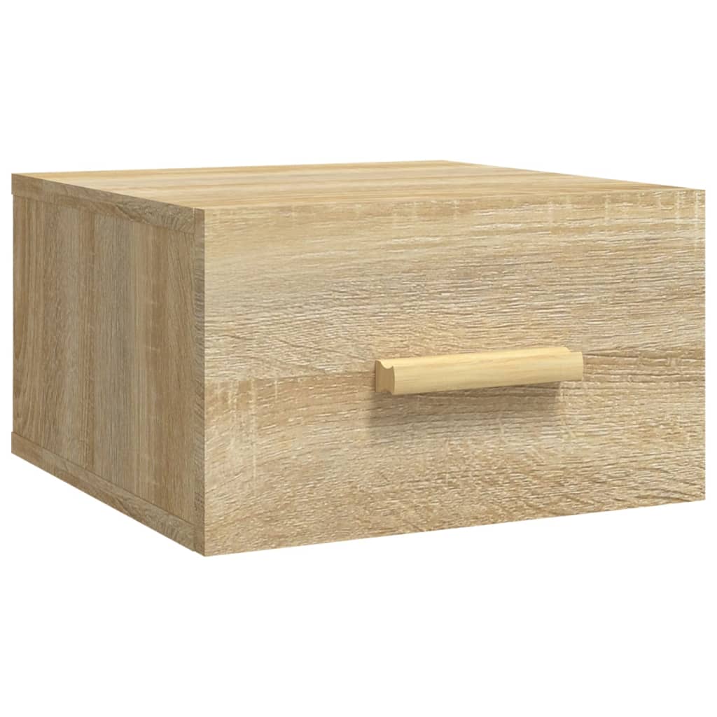 Κομοδίνα Επιτοίχια Sonoma Δρυς 35 x 35 x 20 εκ.