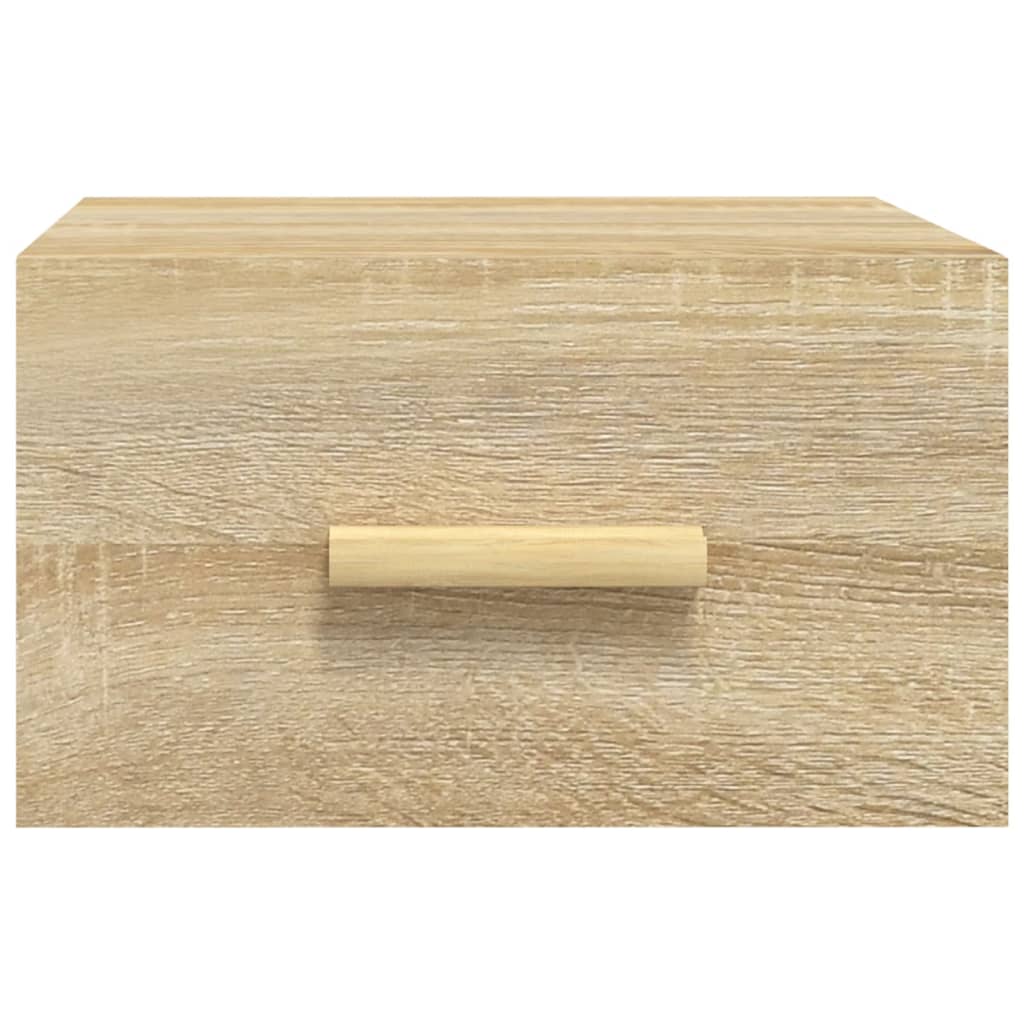 Κομοδίνα Επιτοίχια Sonoma Δρυς 35 x 35 x 20 εκ.