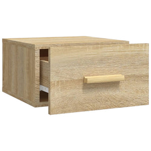 Κομοδίνα Επιτοίχια Sonoma Δρυς 35 x 35 x 20 εκ.
