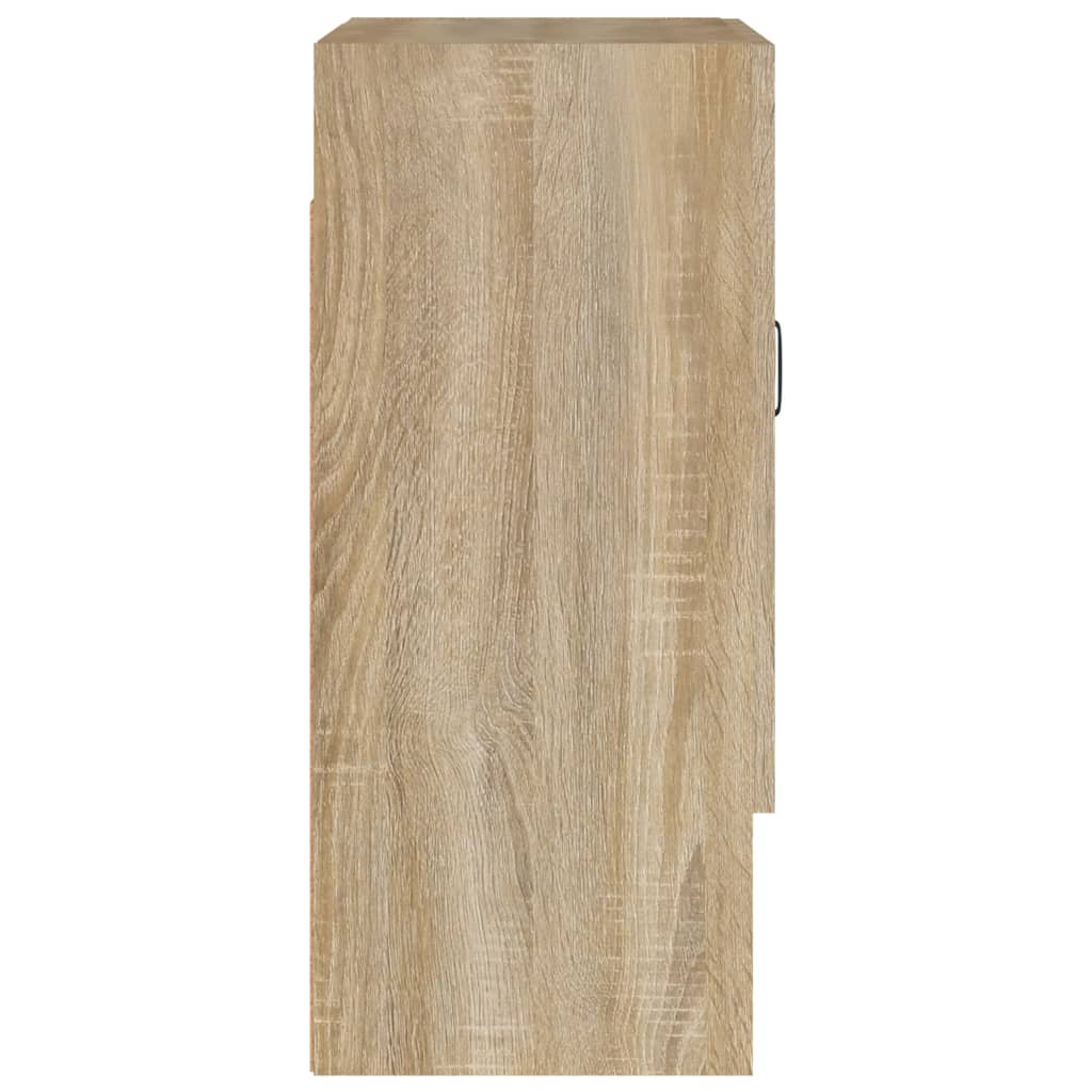 Ντουλάπι Τοίχου Sonoma Δρυς 60x31x70 εκ. Επεξεργασμένο Ξύλο - Pakobazaar