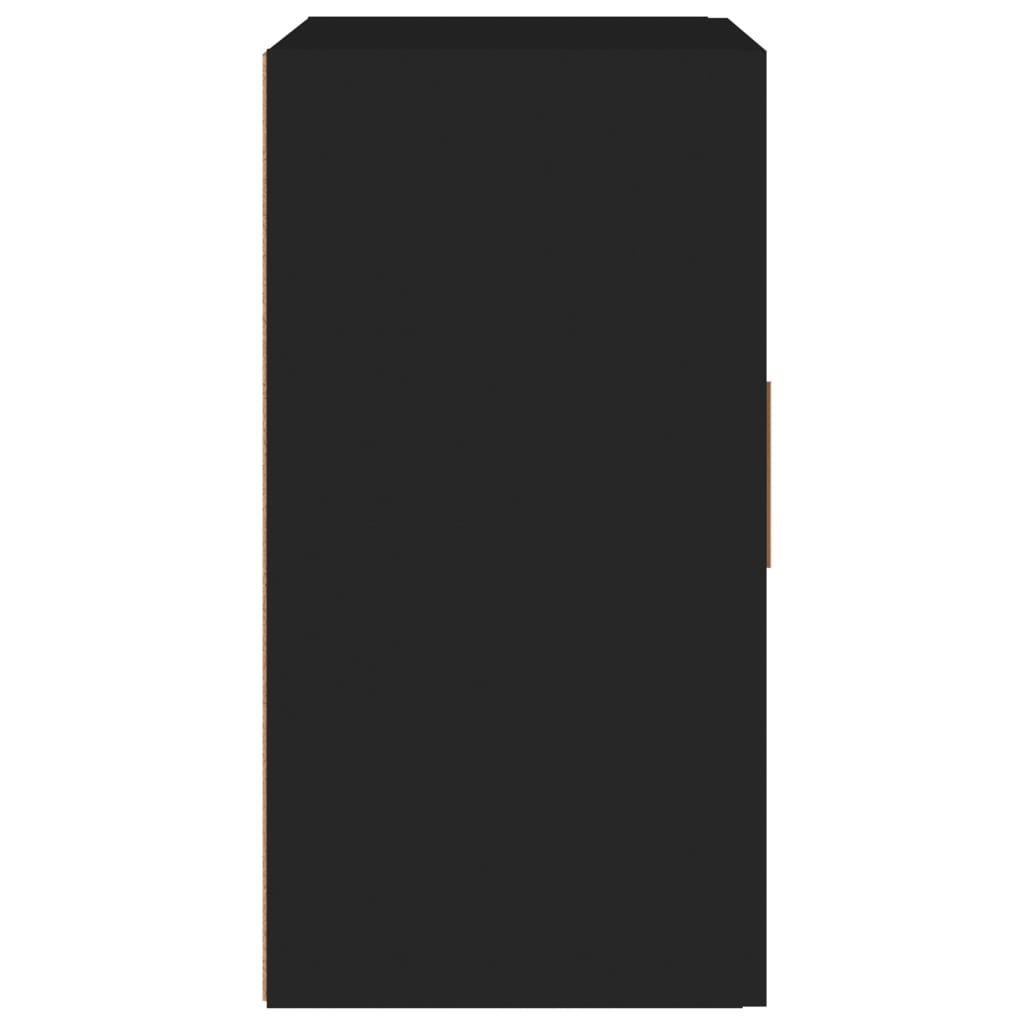 Ντουλάπι Τοίχου Μαύρο 60 x 30 x 60 εκ. από Επεξεργασμένο Ξύλο