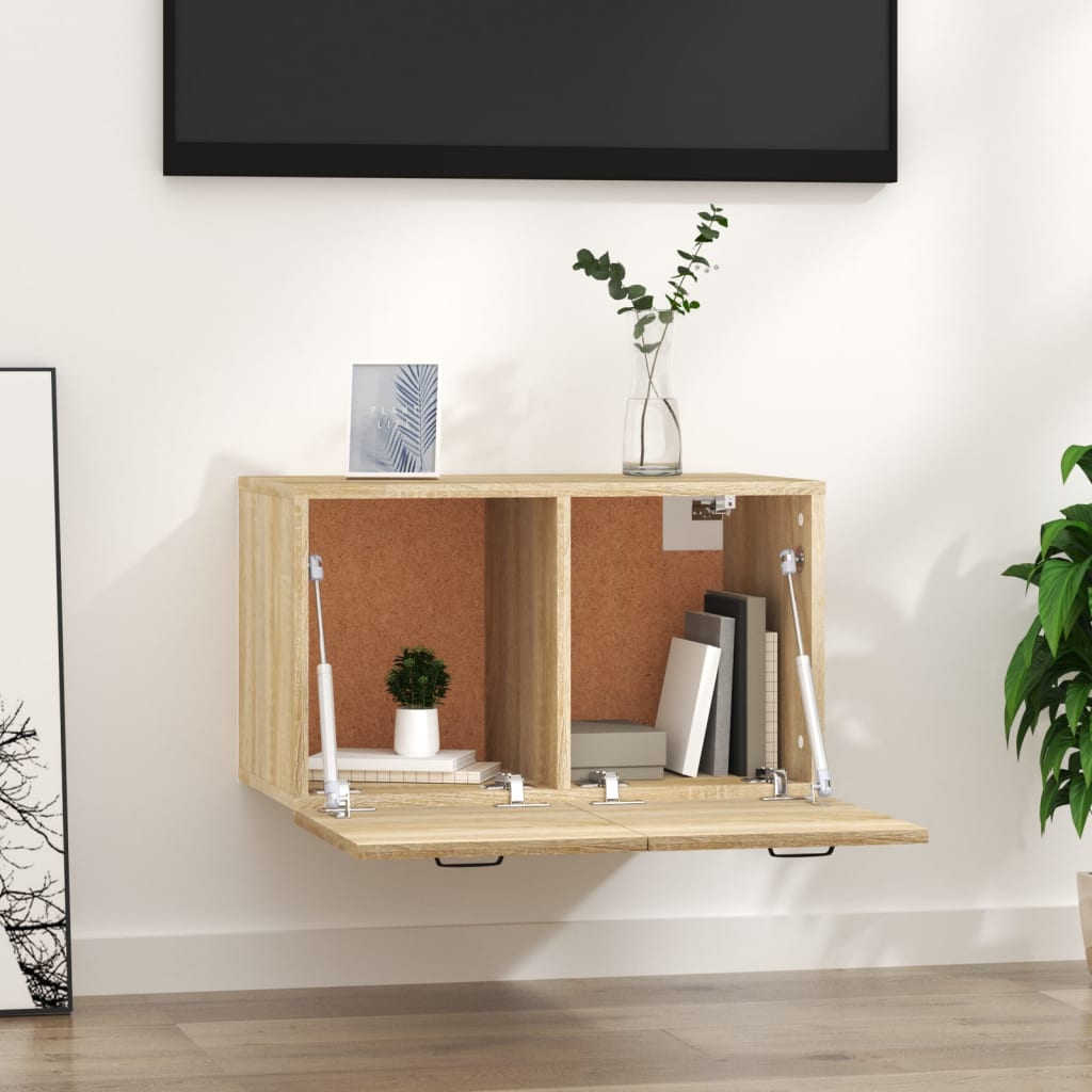 Ντουλάπι Τοίχου Sonoma Δρυς 60x36,5x35 εκ. Επεξεργασμένο Ξύλο