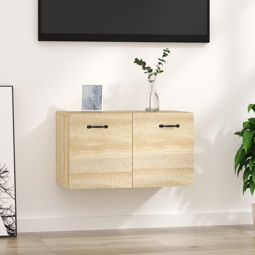 Ντουλάπι Τοίχου Sonoma Δρυς 60x36,5x35 εκ. Επεξεργασμένο Ξύλο