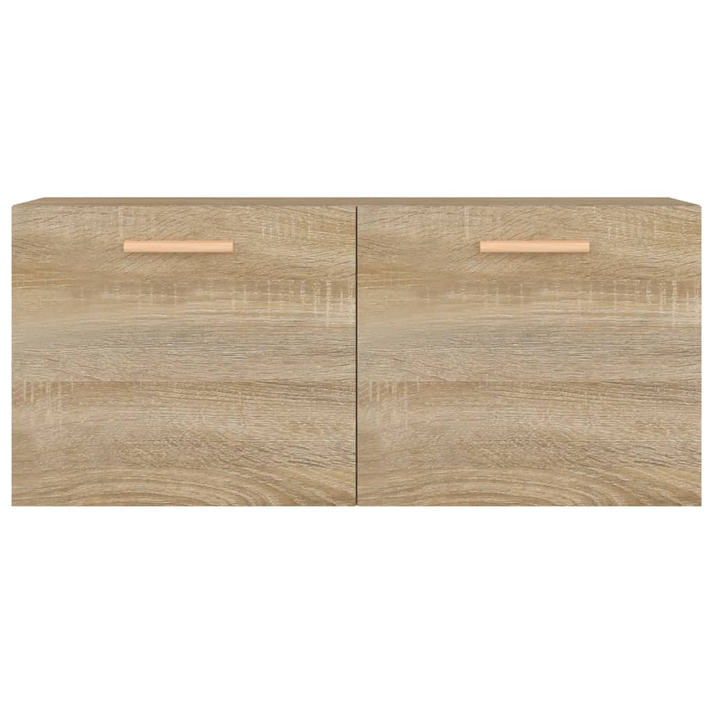 Ντουλάπι Τοίχου Sonoma Δρυς 80x35x36,5 εκ. Επεξεργασμένο Ξύλο - Pakobazaar