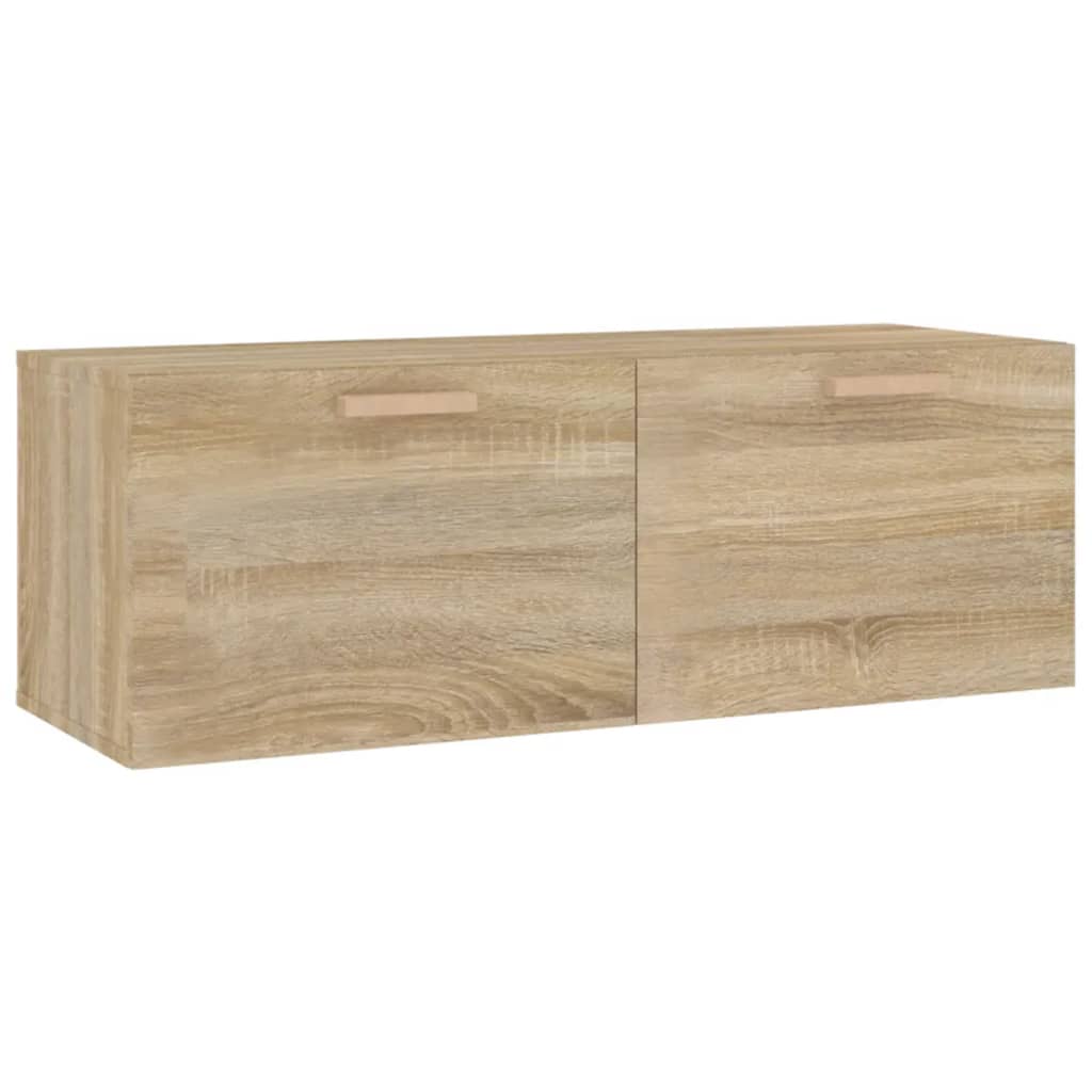Ντουλάπι Τοίχου Sonoma Δρυς 100x36,5x35 εκ. Επεξεργασμένο Ξύλο - Pakobazaar