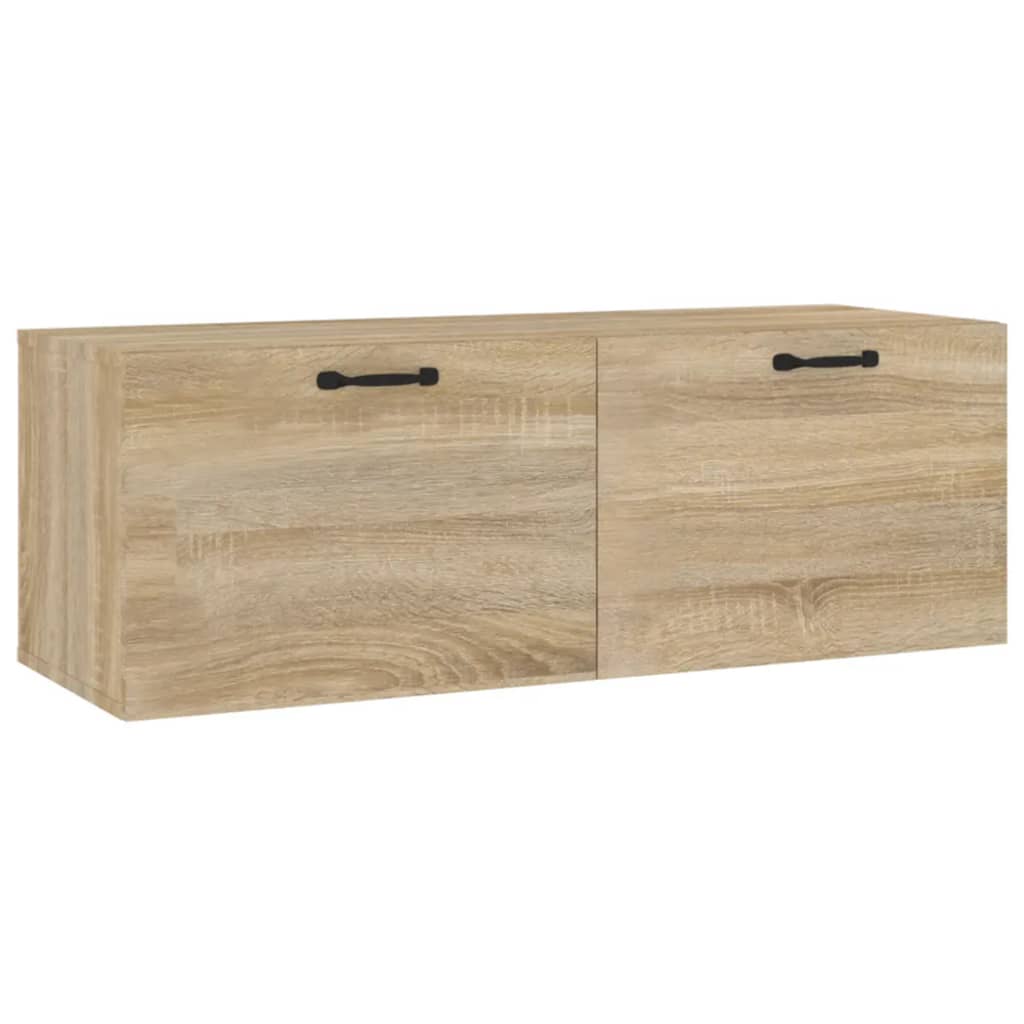 Ντουλάπι Τοίχου Sonoma Δρυς 100x36,5x35 εκ. Επεξεργασμένο Ξύλο - Pakobazaar