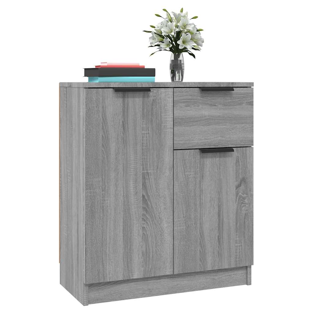 Μπουφές Γκρι Sonoma 60x30x70 εκ. από Τεχνητό Ξύλο - Pakobazaar