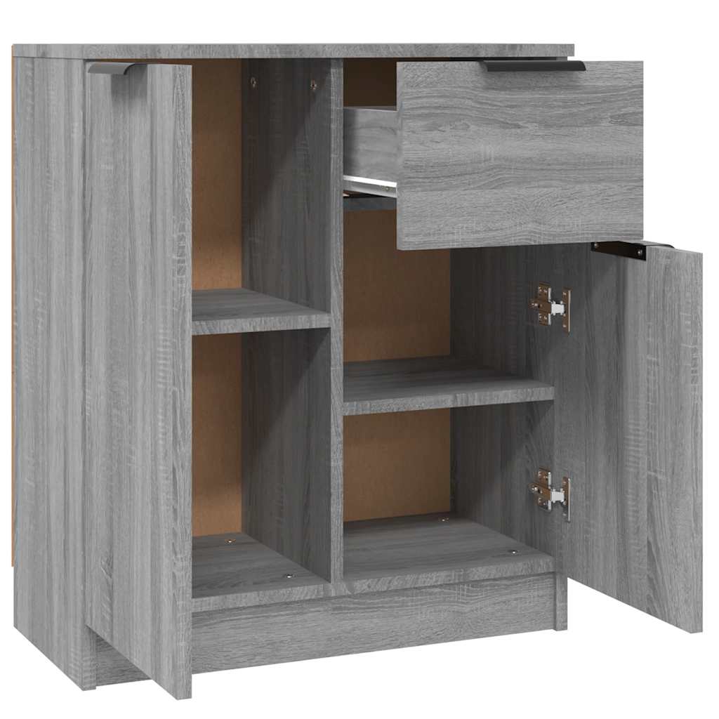 Μπουφές Γκρι Sonoma 60x30x70 εκ. από Τεχνητό Ξύλο - Pakobazaar