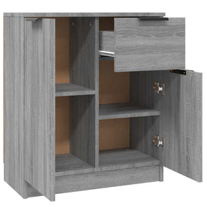 Μπουφές Γκρι Sonoma 60x30x70 εκ. από Τεχνητό Ξύλο - Pakobazaar