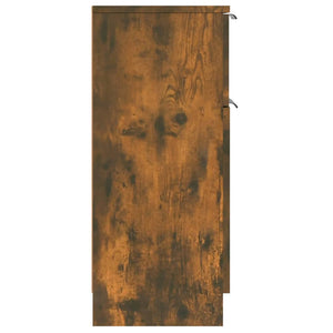 Ντουλάπια 2 τεμ. Καπνιστή δρυς 30x30x70 εκ. Επεξεργασμένο Ξύλο