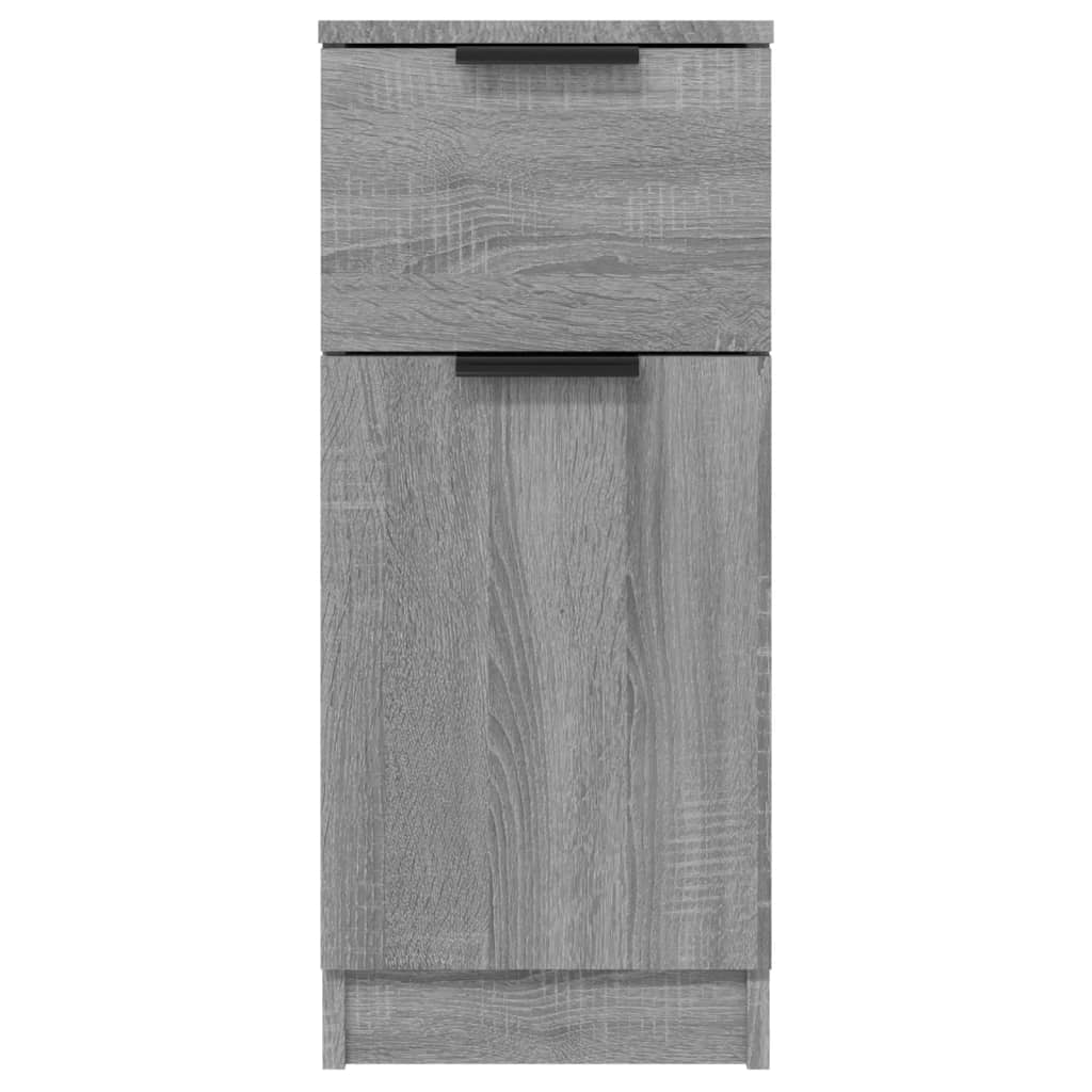 Ντουλάπια 2 τεμ. Γκρι Sonoma 30x30x70 εκ. Επεξεργασμένο Ξύλο - Pakobazaar