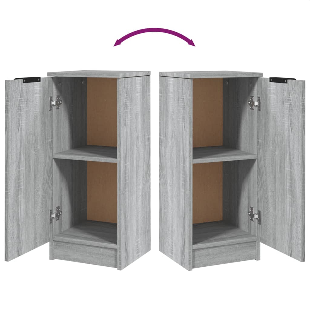 Ντουλάπι Γκρι Sonoma 30x30x70 εκ. από Επεξεργασμένο Ξύλο