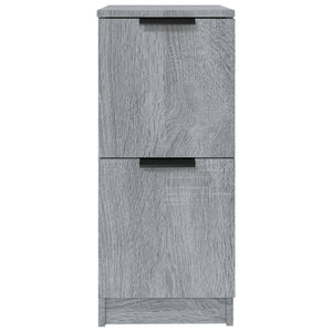 Ντουλάπια 2 τεμ. Γκρι Sonoma 30x30x70 εκ. Επεξεργασμένο Ξύλο - Pakobazaar