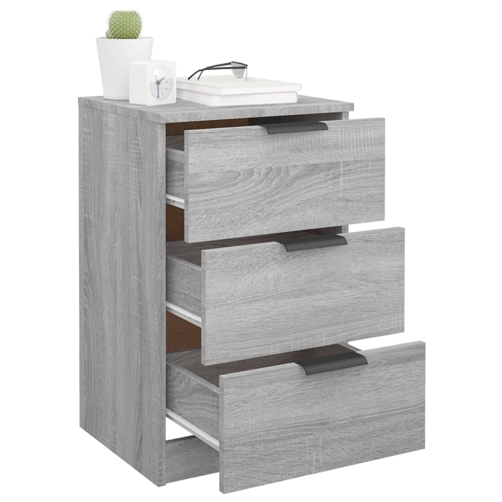 Κομοδίνο Γκρι Sonoma 40x36x65 εκ. - Pakobazaar