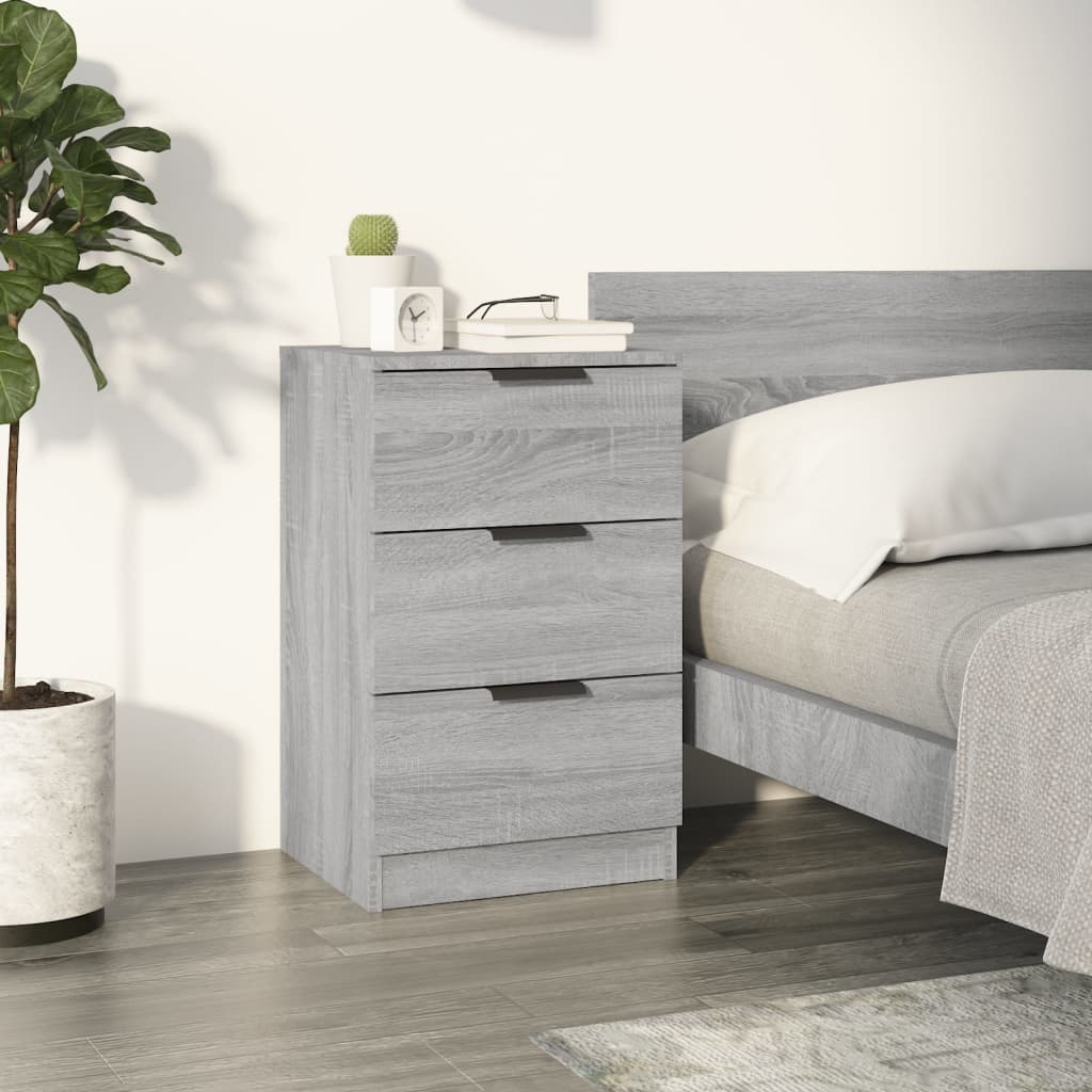 Κομοδίνο Γκρι Sonoma 40x36x65 εκ. - Pakobazaar