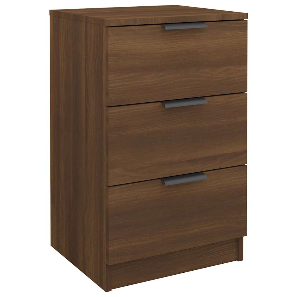 Κομοδίνο Καφέ Δρυς 40x36x65 εκ. - Pakobazaar