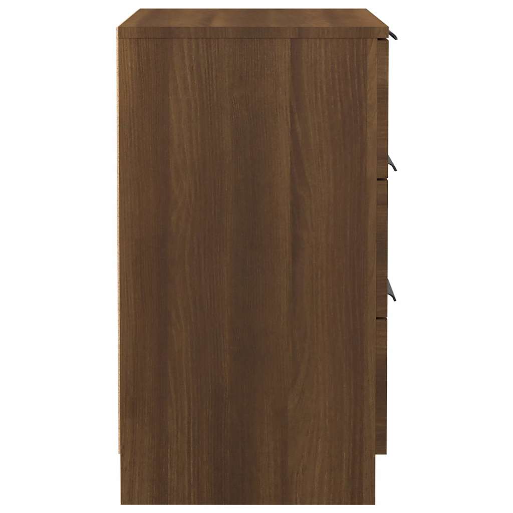 Κομοδίνο Καφέ Δρυς 40x36x65 εκ. - Pakobazaar