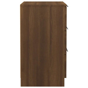 Κομοδίνο Καφέ Δρυς 40x36x65 εκ. - Pakobazaar
