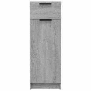 Ντουλάπι Μπάνιου Γκρι Sonoma 32x34x90 εκ. Επεξεργασμένο Ξύλο
